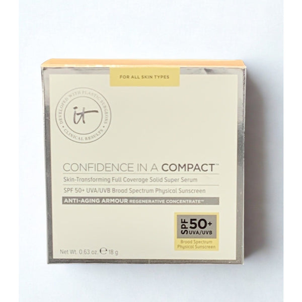 IT Cosmetics Confidence in a Compact Light SPF 50 Discontinued NIB Rare