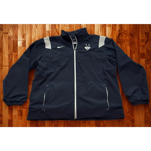 UConn Huskies Nike Player Issued Windbreaker Jacket Men’s XL #43 NCAA Basketball