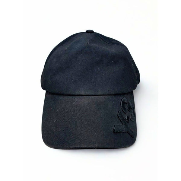 Adidas Y-3 Yohji Yamamoto Logo Cap Black Size M (58cm) Japan Designer Hat Rare