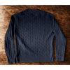 Brooks Brothers English Lambswool Cable Knit Sweater Blue Men’s Size L