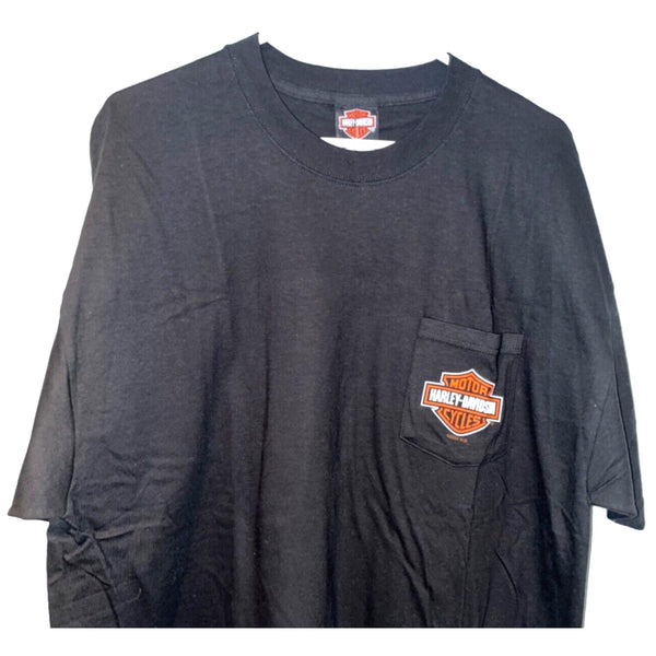 Harley Davidson Gene Lummus Waynesville North Carolina XL Rare Biker T Shirt Tee