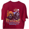 Harley Davidson Richmond Virginia XL No Tag 22x29 Hanes Beefy-T Biker Tee