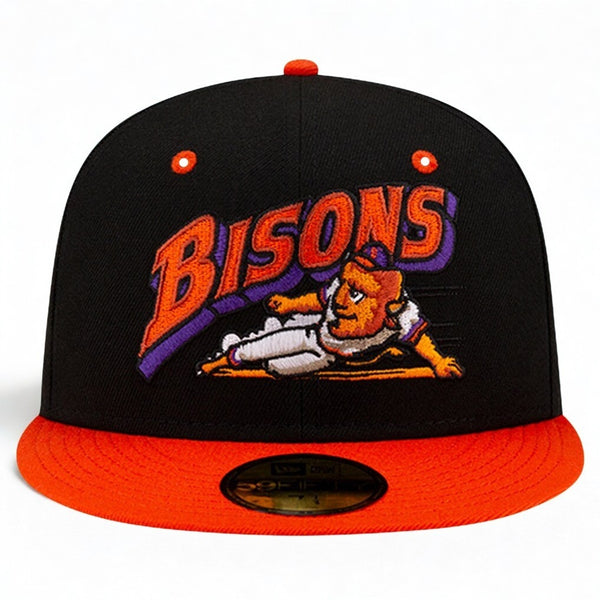 Buffalo Bisons New Era 59FIFTY Lacrosse Theme Night Hat MiLB Size 8 NWT Rare