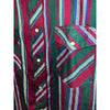 Rustler Western Pearl Snap Shirt Mens L Striped X-Long Tails Rodeo Vintage