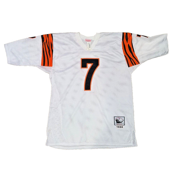 Cincinnati Bengals Mitchell & Ness 1988 Boomer Esiason Jersey Sz. 58 3XL NWT NFL