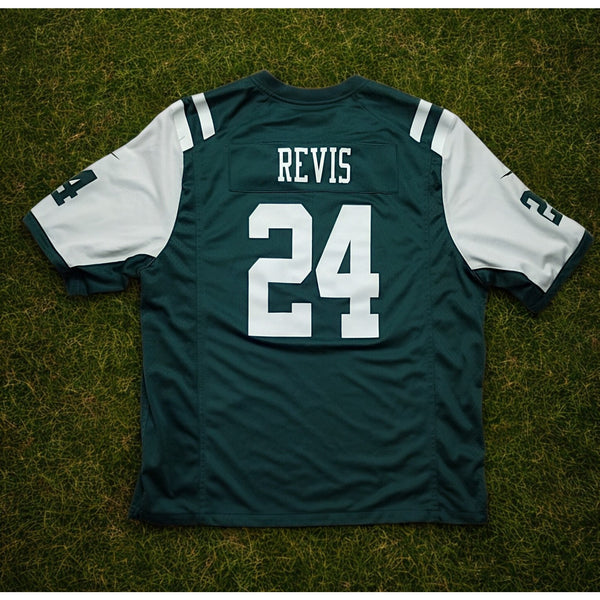 New York Jets Darrelle Revis #24 Jersey 2XL Nike NFL On Field Green NWOT