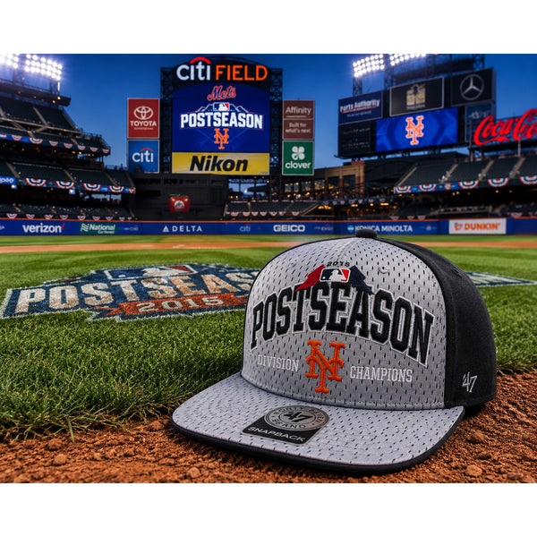 New York Mets 2015 MLB NL East Division Champions Postseason Snapback Hat '47