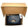 Coach Rainbow Corner Zip Wristlet Wallet F26938 Black Leather NWT $95 MSRP