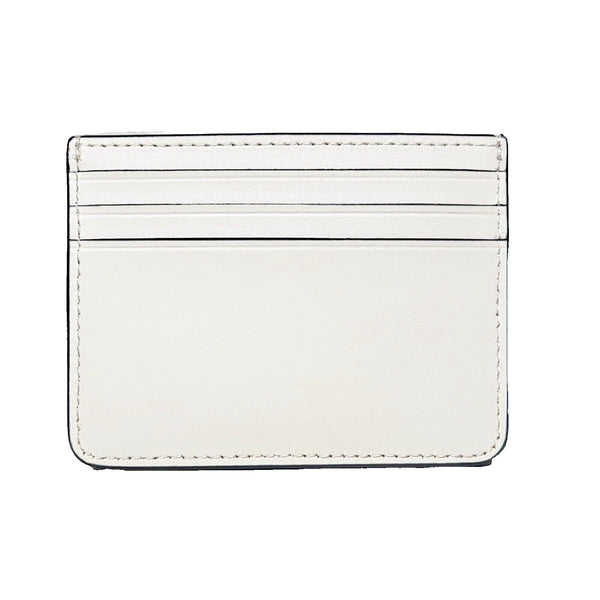 Kate Spade Small Slim Leather Card Holder Flutter Fly Butterfly White NWT $99