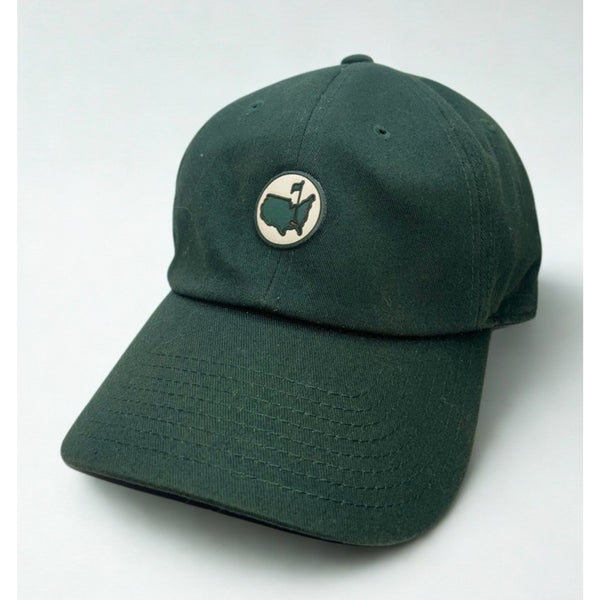 Masters Tournament Augusta National Rubber Map Patch Golf Dad Hat Adjustable