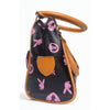 Playboy Pink & Black Monogram Handbag Y2K Bunny Print Pink Lining