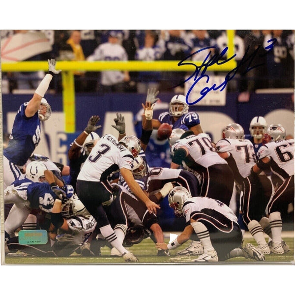 Stephen Gostkowski Signed New England Patriots Super Bowl 8x10 Photo GA