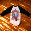 Journey Frontiers Tour T-shirt Size Small Raglan Single Stitch Tee Vintage 1983