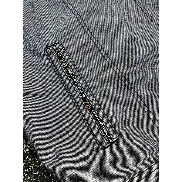 Pelle Pelle Marc Buchanan Denim Jacket 4XL Gray Hip Hop Y2K Jean Coat Vintage