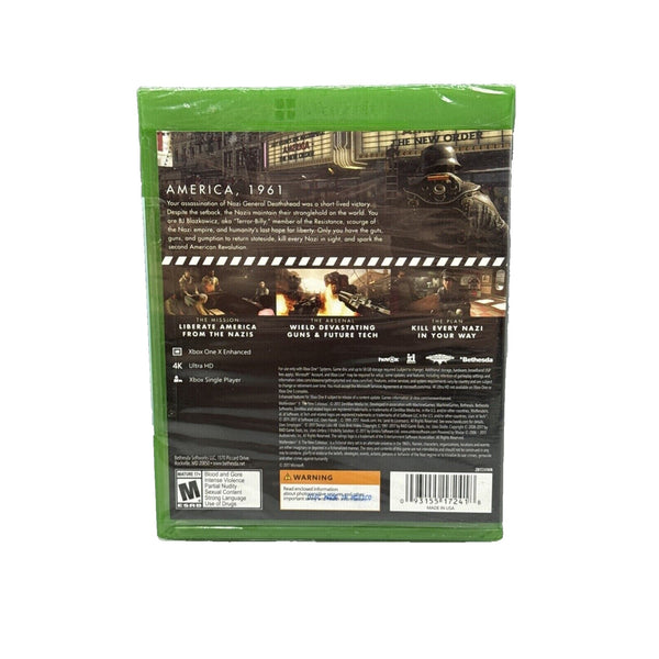 Wolfenstein II: The New Colossus XBOX ONE BRAND NEW FACTORY SEALED