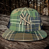New York Yankees New Era MLB Woodland Plaid Camo Trucker 9FIFTY Snapback Hat