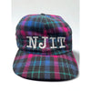 NJIT New Jersey Institute of Technology Plaid Flannel Hat Strapback Vintage Cap