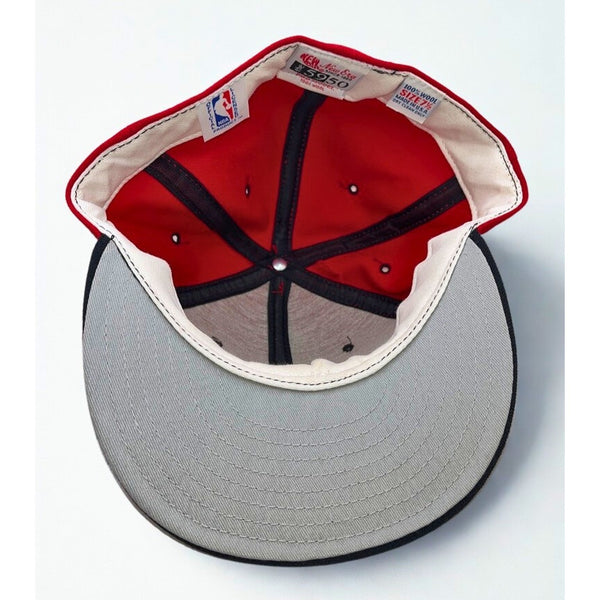 Chicago Bulls NBA New Era 59FIFTY Fitted Hat 7 1/2 Wool USA Vintage Jordan Era