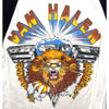 Van Halen Tour Live 3/4 Sleeve Thin T Shirt Anvil Adult Size S Vintage 1982