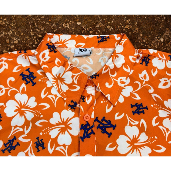 New York Mets Hawaiian Shirt XL Toyota Citi Field 8/10/19 SGA BDA Giveaway EUC