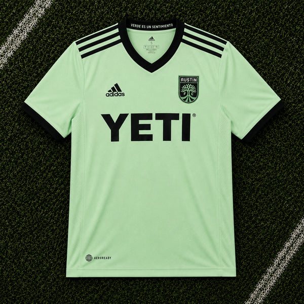 Austin FC Adidas 2022-23 Away Jersey Mint Green Yeti MLS Soccer Men's Small S