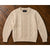 Standun Aran Irish Wool Fisherman Cable Knit Sweater Men's S Cream Handmade