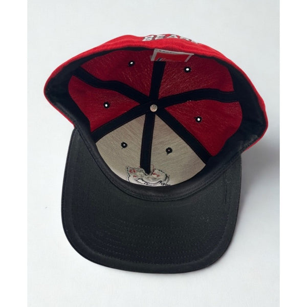 Newark Bears Rare Alternate Team Issued Fitted Hat 7 1/4 Red Black Baseball