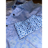 Robert Graham Paisley AOP Flip Cuff Shirt XL Blue Classic Fit Button Up EUC