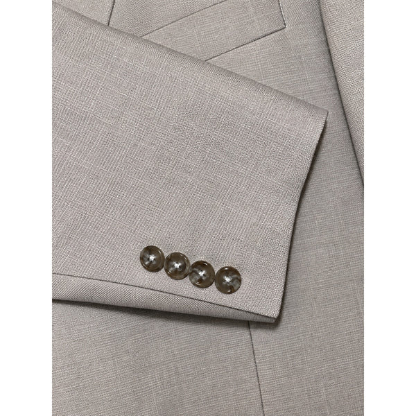Jos A Bank 48R Beige Linen Wool Sport Coat Blazer Jacket Men's 2 Button