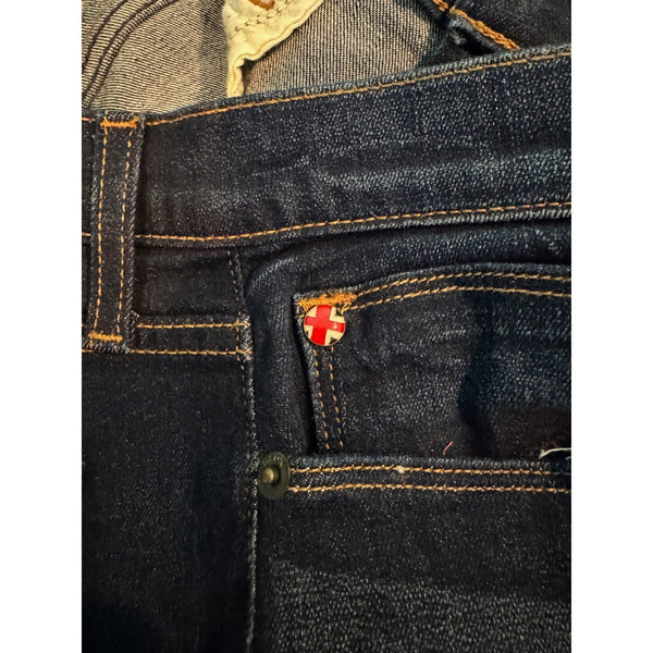 HUDSON Natalie Mid-Rise Ankle Super Skinny Jeans Size 33X28 EUC