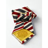 Donald J. Trump Signature Silk Striped Crest Tie Handmade