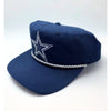 Dallas Cowboys Columbia PFG Navy Snapback Hat Rope Flat Bill NEW