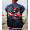 Steve and Barry’s USA Eagle Varsity Jacket Bomber Size XL EUC Vintage Y2K Wool