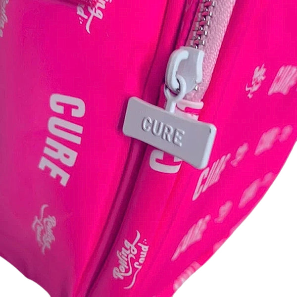 CURE x Rolling Loud Hot Pink 3M Reflective Messenger Bag NIB RARE