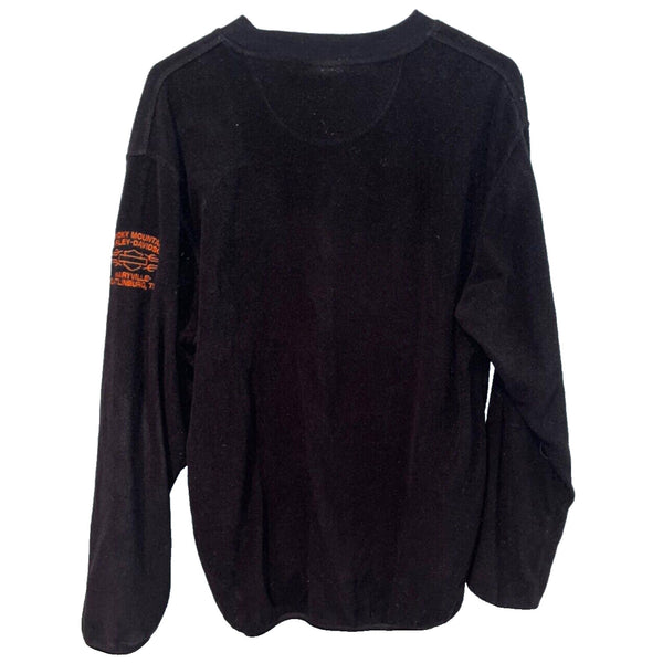Harley Davidson Smoke Mountain Fleece Jumper Sweatshirt Pullover Motorcycle Sz M