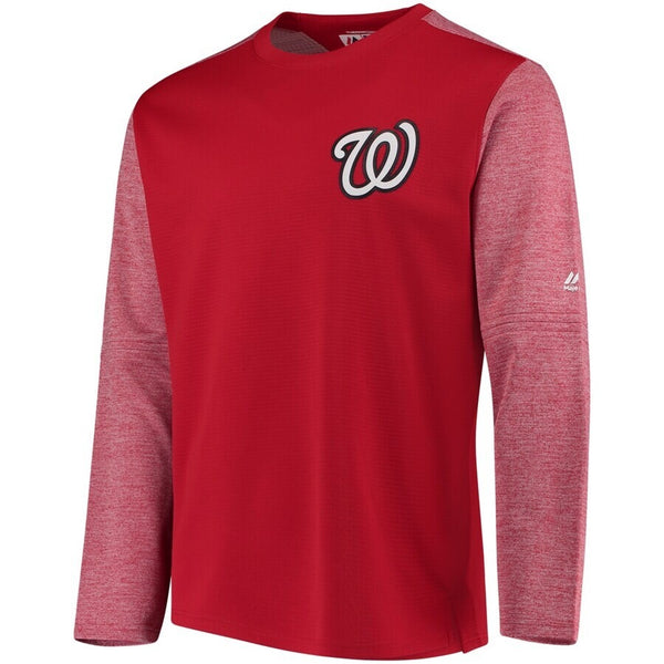 Washington Nationals Game Worn Majestic On-Field Tech Fleece Pullover Sz. XL