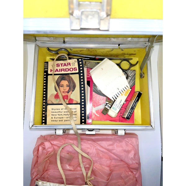 Vintage Barber Hand Held Hair And Beard Clipper And Scissors Set