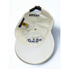 Polo Ralph Lauren P-Wing Foot White Adjustable Hat Leather Strap EUC Rare