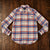 Lucky Brand Men's Long Sleeve Western Pearl Snap Plaid Shirt Sz. L Western EUC