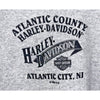 Harley Davidson Atlantic City, New Jersey XL Rare Biker Ladies T Shirt Tee NWT