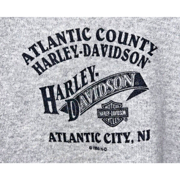 Harley Davidson Atlantic City, New Jersey XL Rare Biker Ladies T Shirt Tee NWT