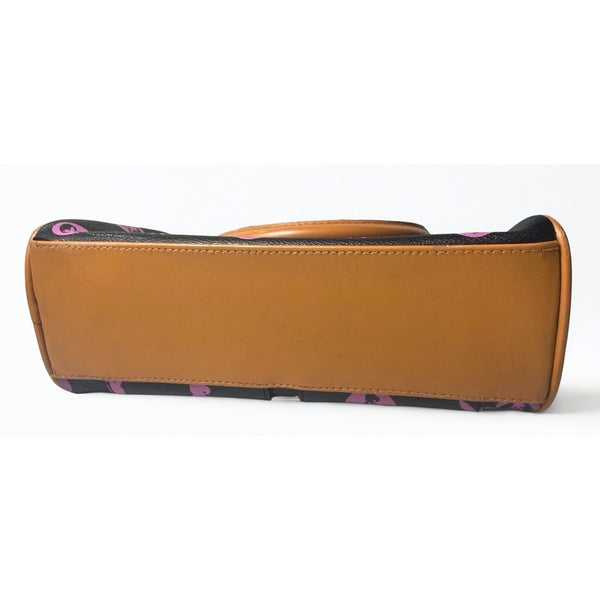 Playboy Pink & Black Monogram Handbag Y2K Bunny Print Pink Lining