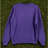 NYU New York University Champion Sweatshirt Crewneck Purple S