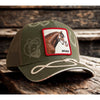Goorin Bros The Farm “Work” Horse Trucker Hat Olive A-Frame Double Shift EUC