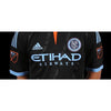 NYCFC Adidas 2015 Away Soccer Jersey Men's L Inaugural Season ClimaCool Rare