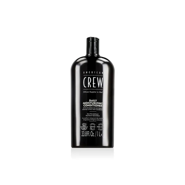 American Crew Daily Moisturizing Conditioner 33.8oz 1L Men Vegan Silicone-Free