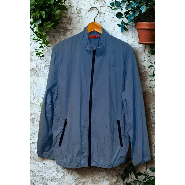 Redvanly Baltic Movement Air Stretch Windbreaker Jacket Blue Size M EUC