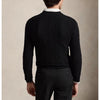Polo Ralph Lauren Cable Knit Sweater Men's 2XL Black Wool Cashmere Pony