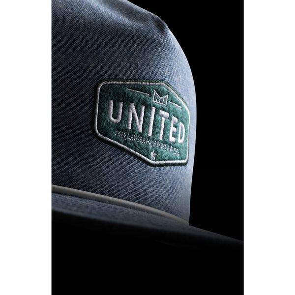 Melin Coronado Brick Mill “United” Chambray Classic Hat 58cm NWOT Americana