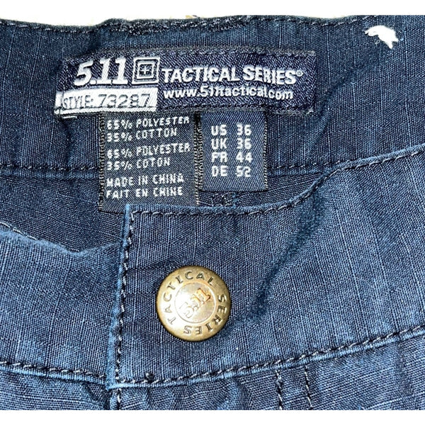 5.11 Tactical Men's Taclite Pro 9.5" Short 73287 Navy Sz. 36 EUC